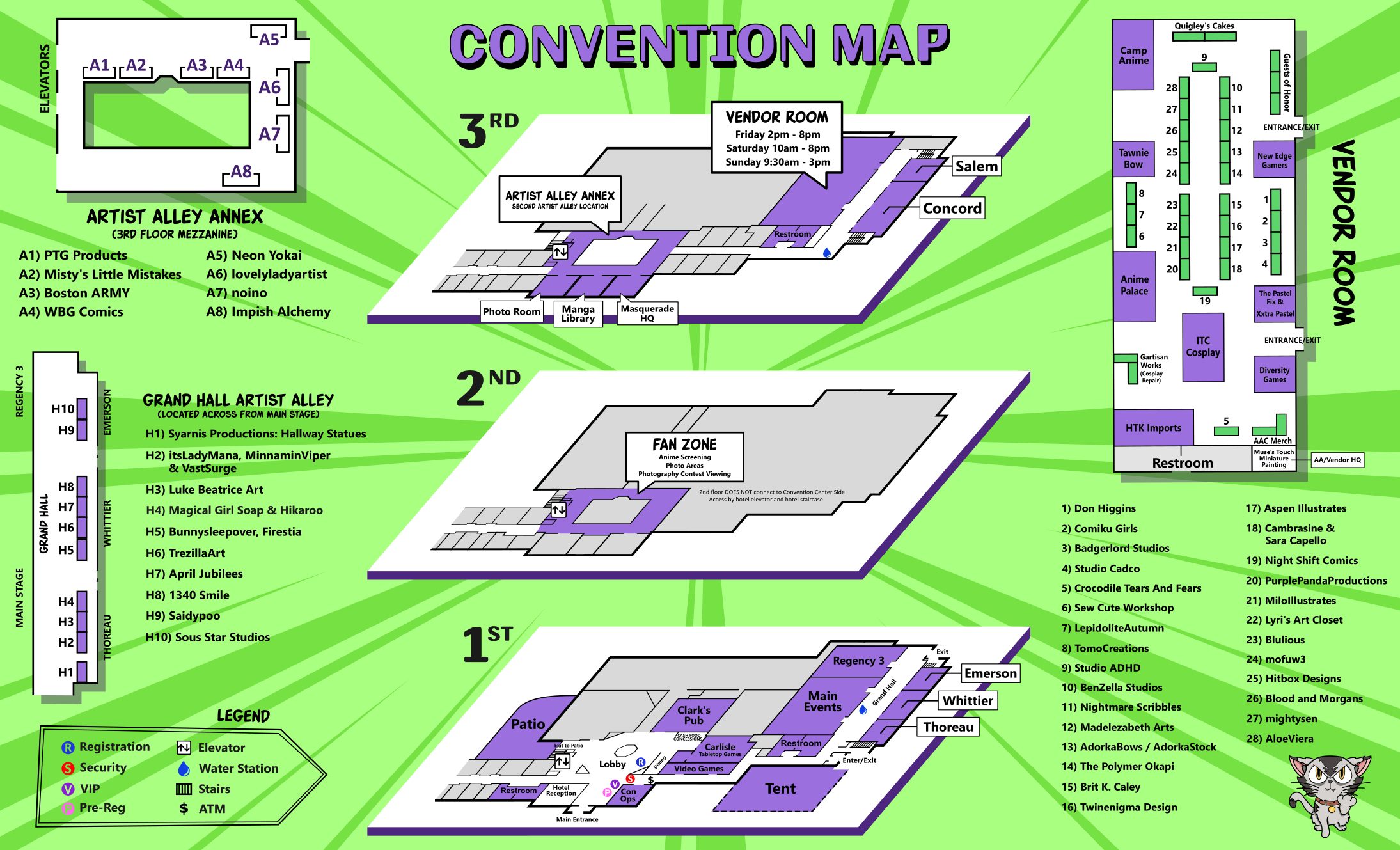 digital hotel attendee map2024